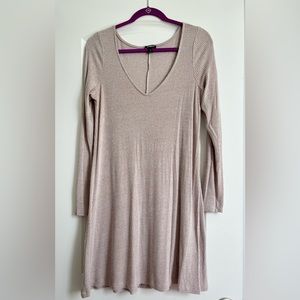 Express Medium Tan Casual Dress